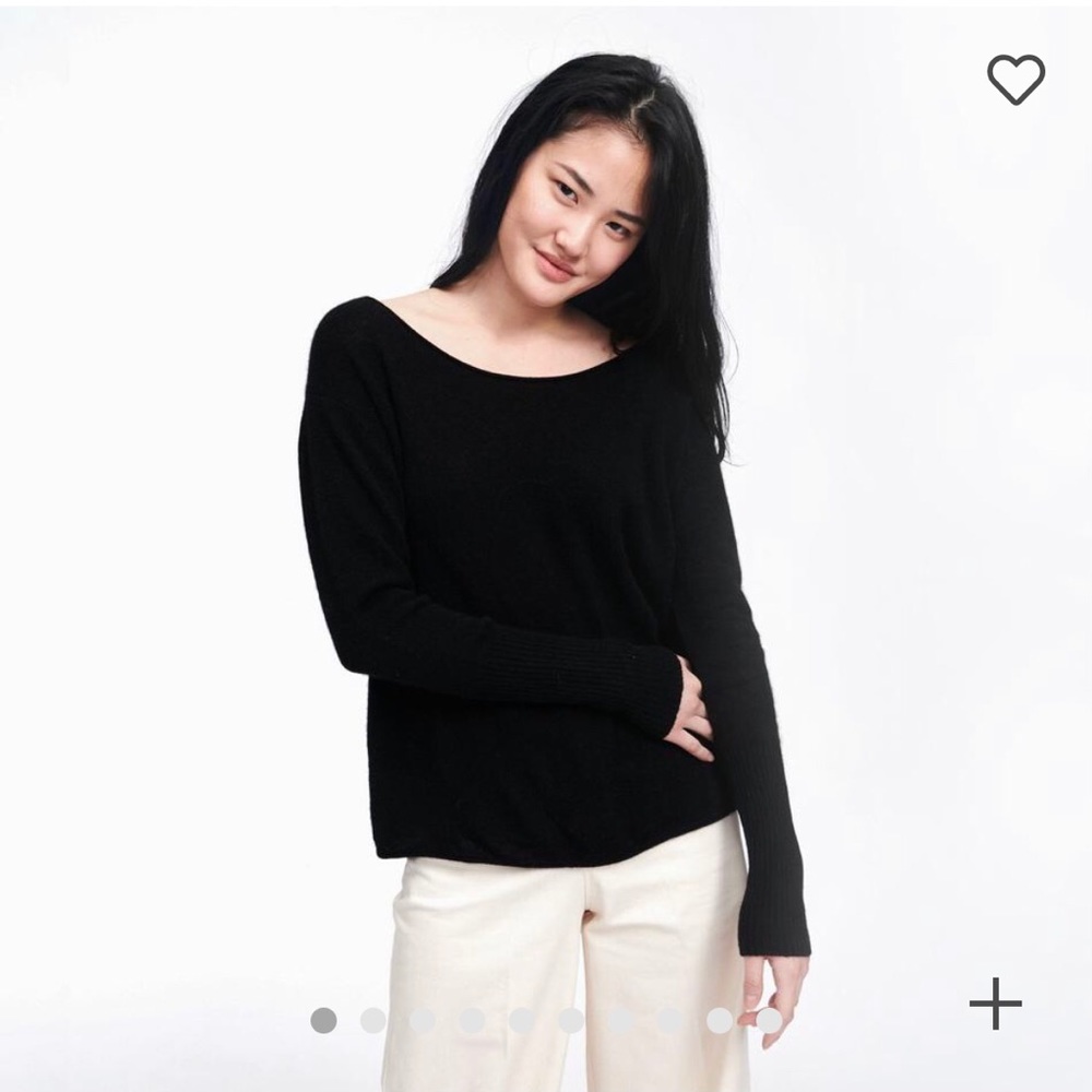 NWT Naadam Cashmere Boatneck Sweater